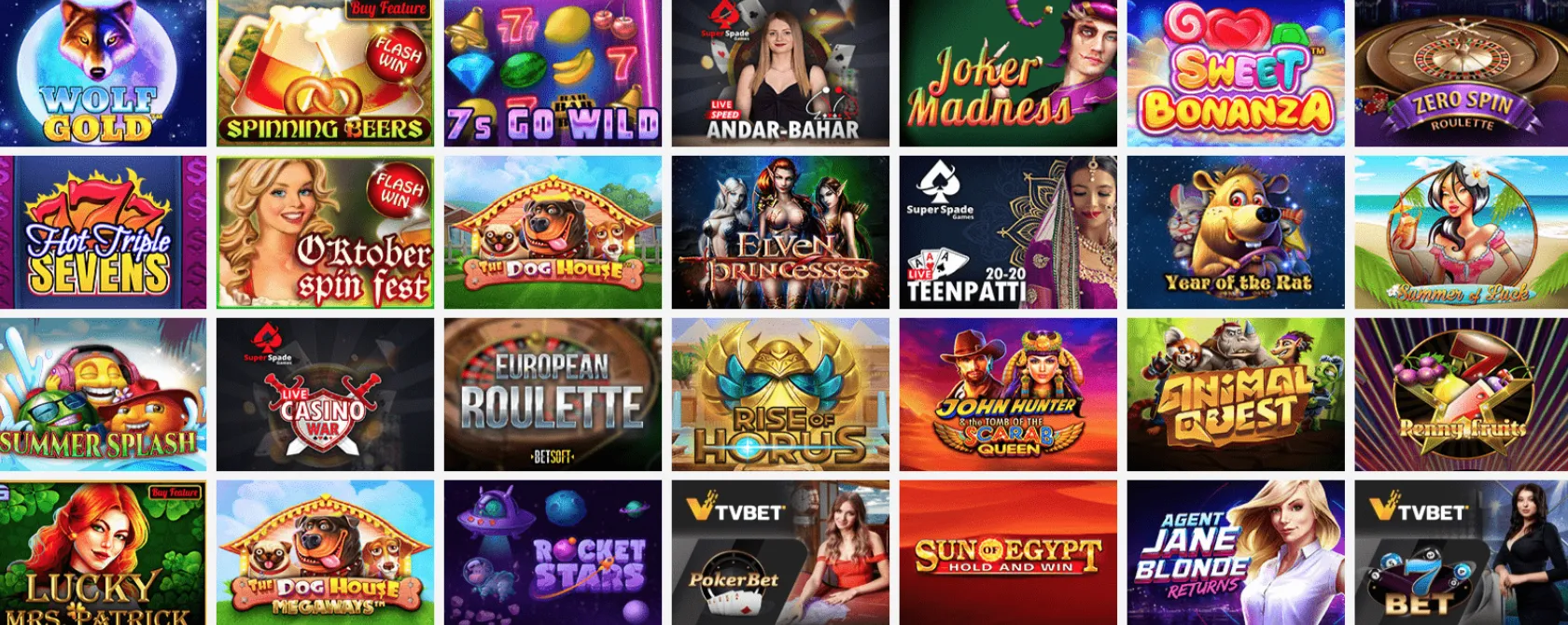 Juegos Spin Casino
